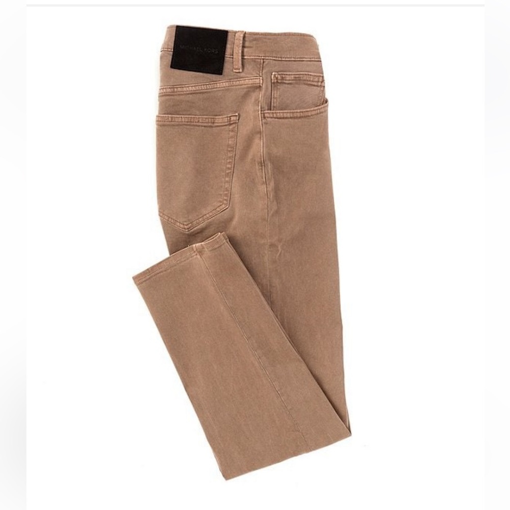 Slim Straight Fit Stretch 5-Pocket Pants